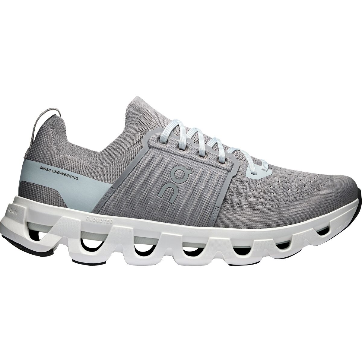 Image of On Cloudswift 4 Running Shoe - Men's Alloy/Glacier, 9.5