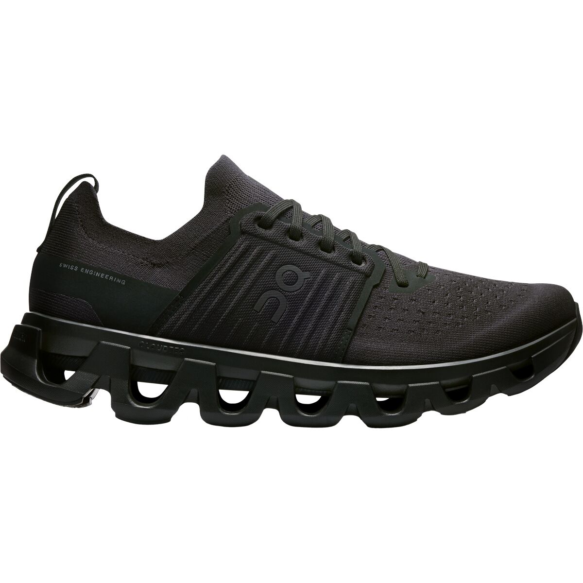 Image of On Cloudswift 4 Running Shoe - Men's Black/Eclipse, 10.0