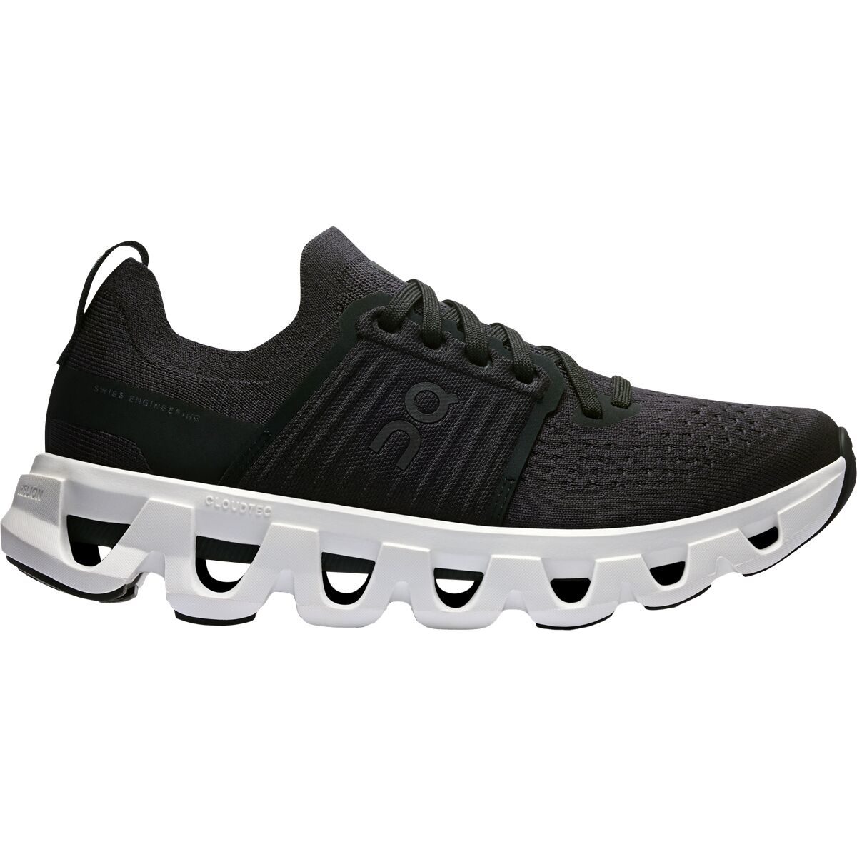 Image of On Cloudswift 4 Running Shoe - Women's Black/White, 8.0