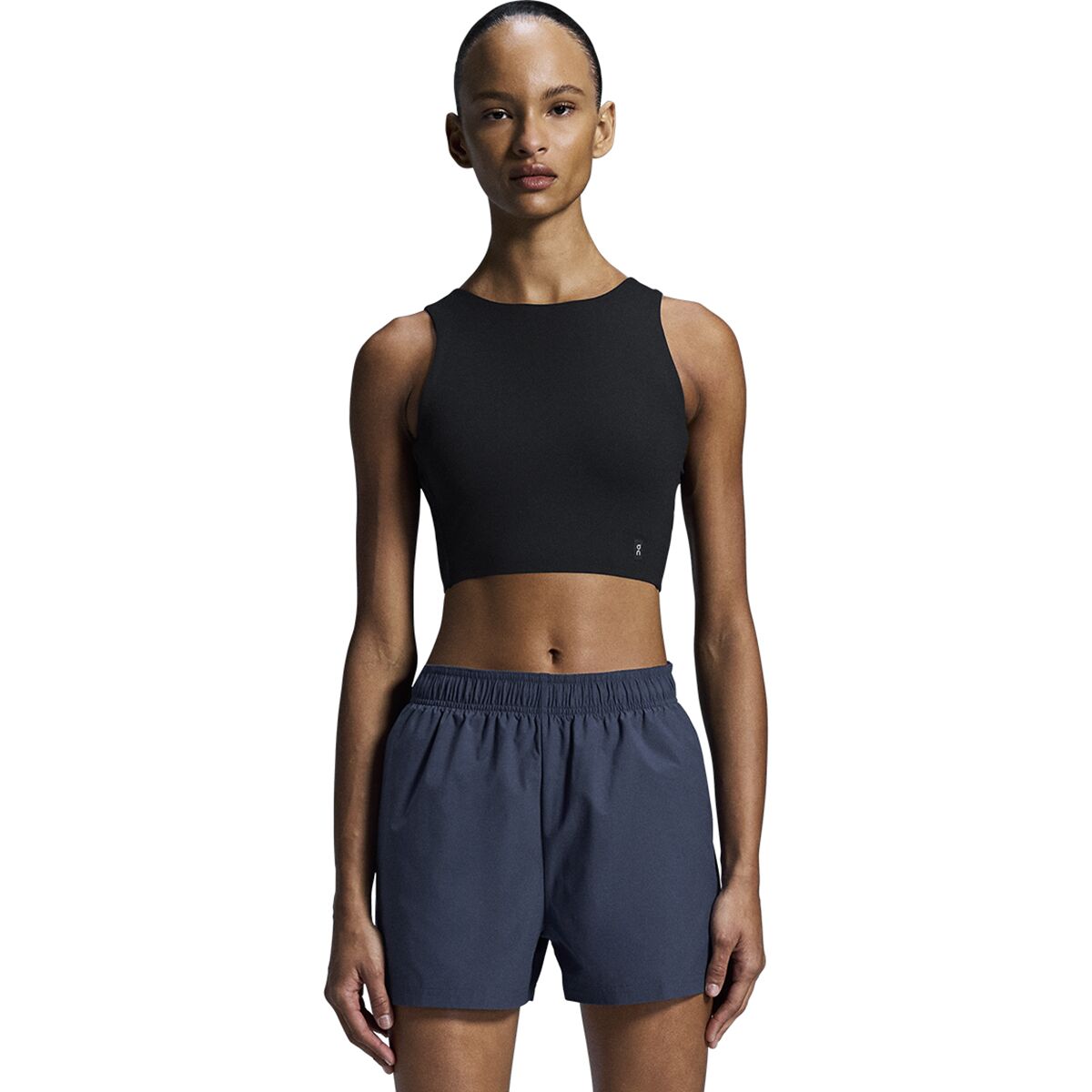 Image of On Core 2-in-1 Crop Tank Top - Women's Black, S