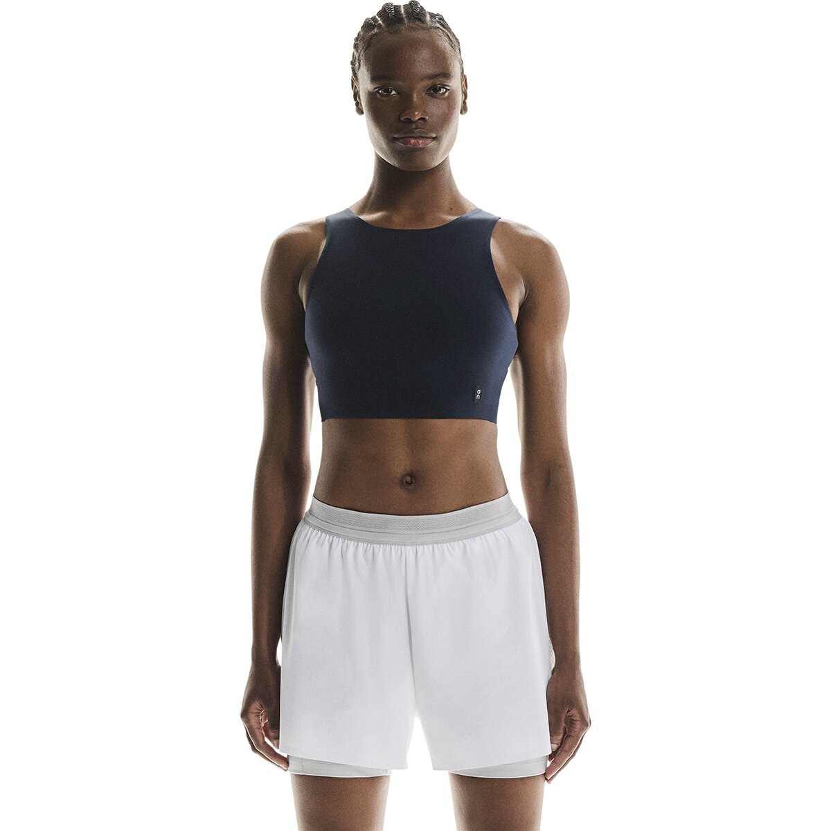 Image of On Core 2-in-1 Crop Tank Top - Women's Navy, M