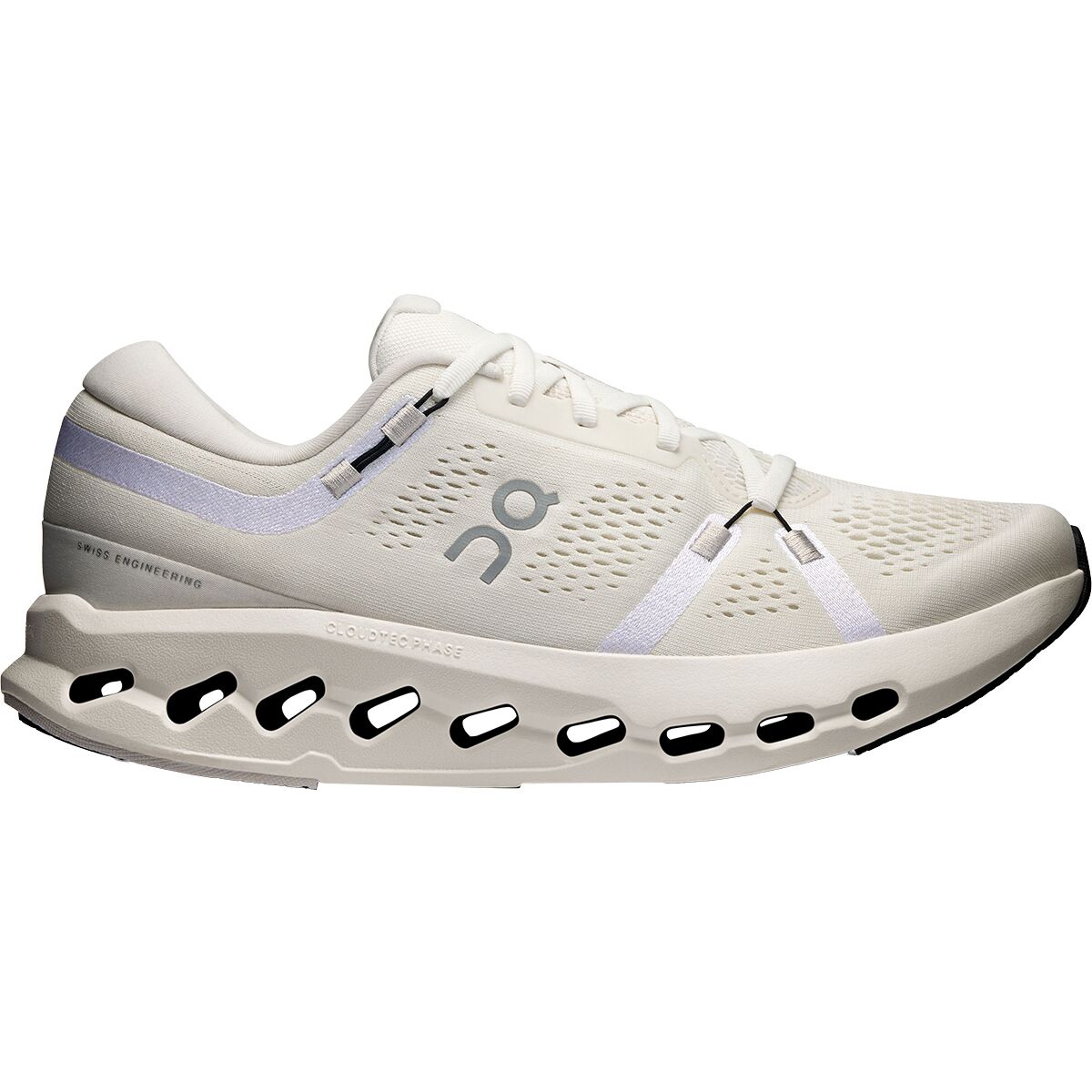 Image of On Cloudsurfer 2 Wide Running Shoe - Men's Ivory/Ivory, 11.5