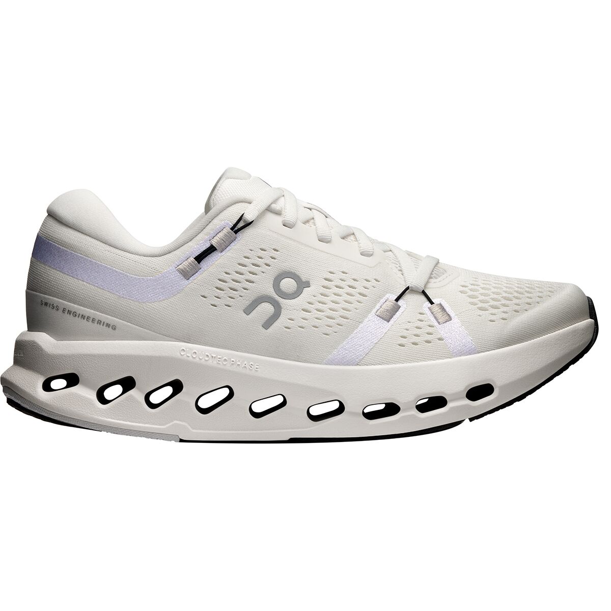 Image of On Cloudsurfer 2 Wide Running Shoe - Women's Ivory/Ivory, 7.5