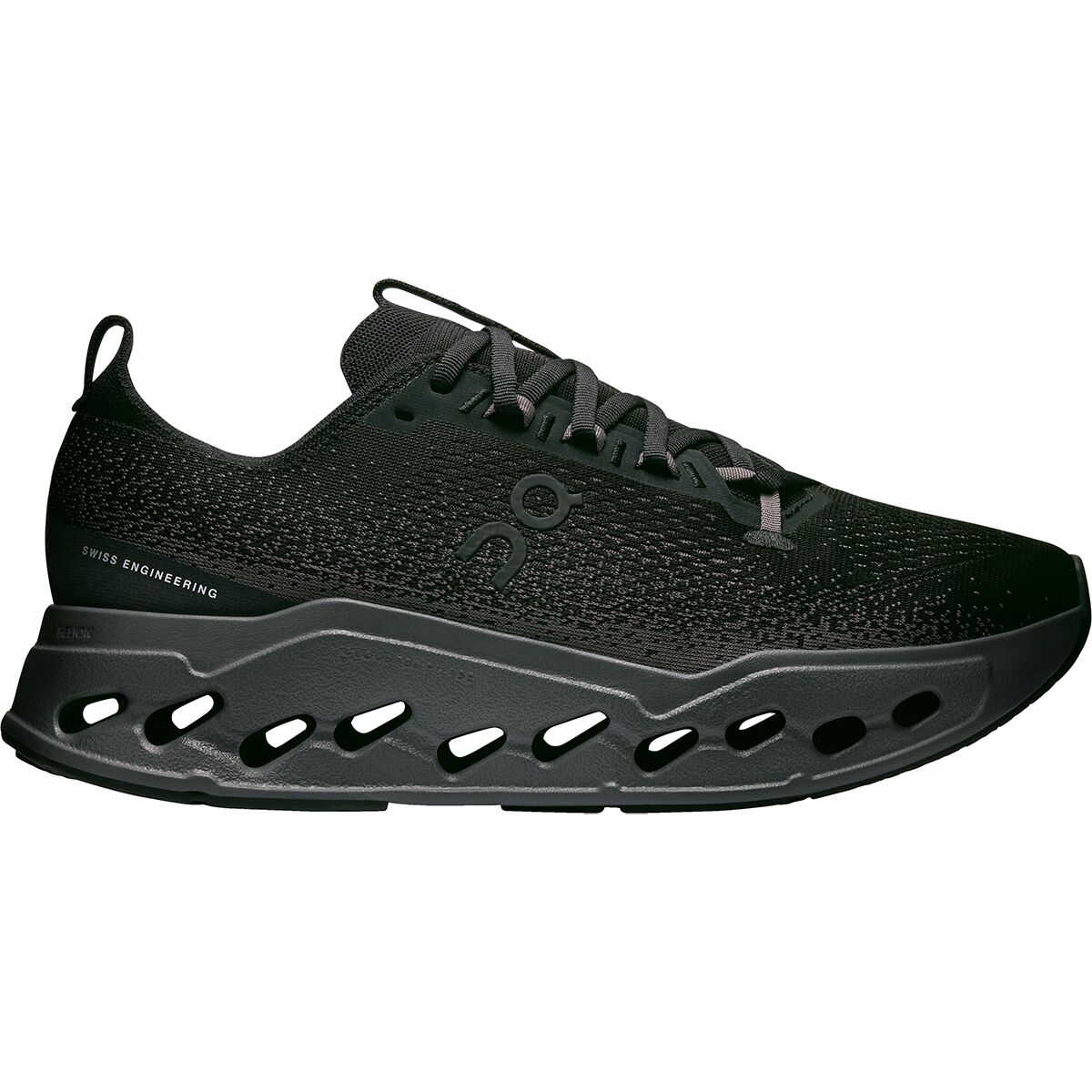 Image of On Cloudsurfer Max Running Shoe - Men's Black/Eclipse, 10.5
