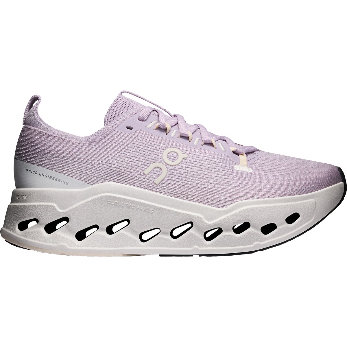Image of On Cloudsurfer Max Running Shoe - Women's Foxglove/Ivory, 6.5