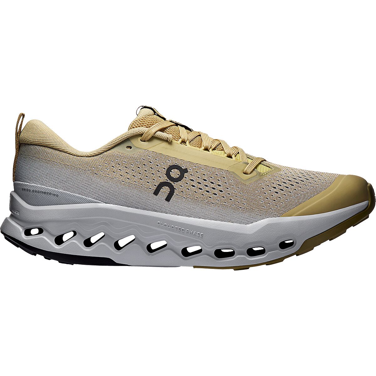 Image of On Cloudsurfer Trail 2 Running Shoe - Men's Safari/Glacier, 12.0
