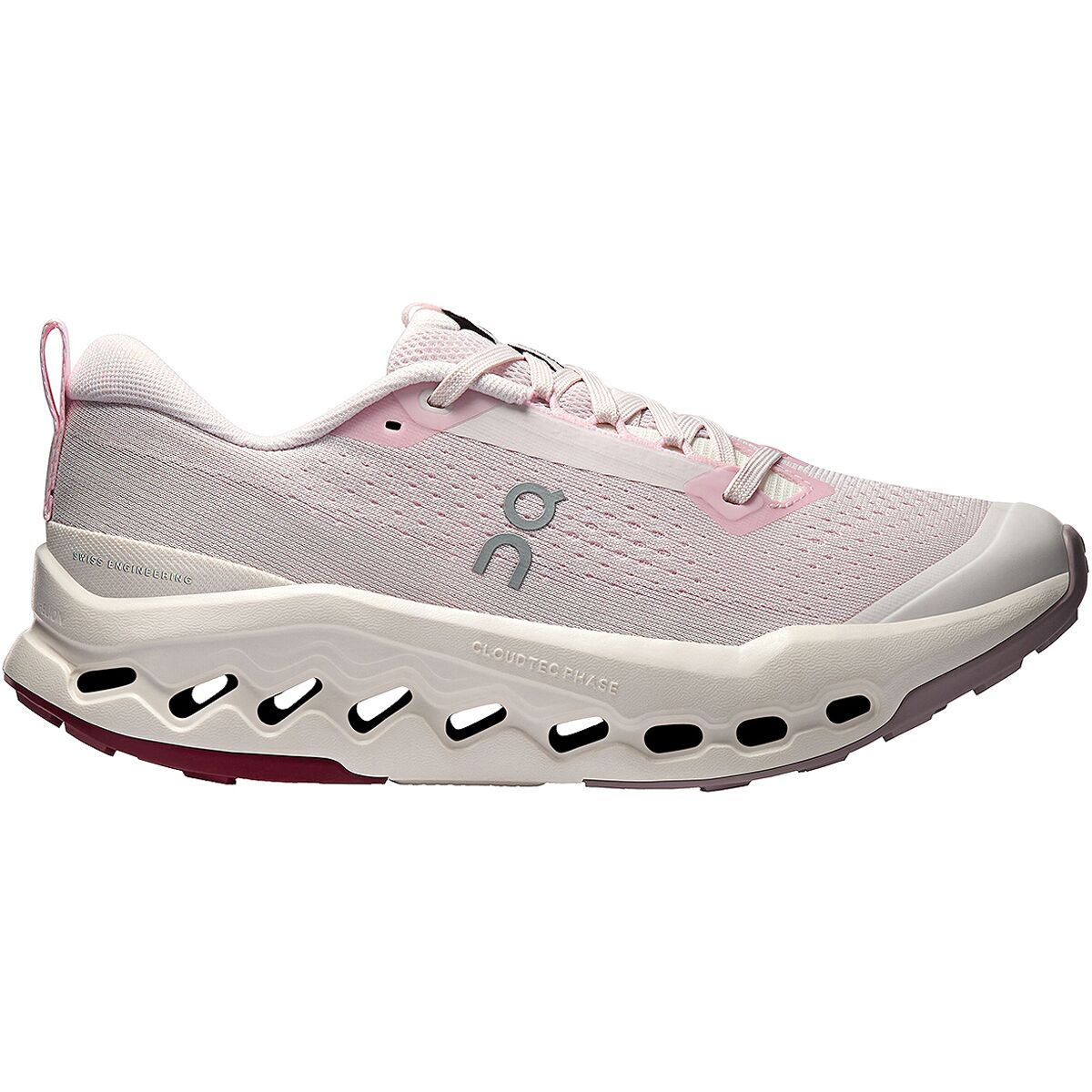 Image of On Cloudsurfer Trail 2 Running Shoe - Women's Lily/Gardenia, 9.0
