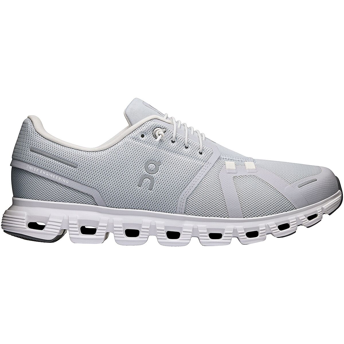 Image of On Cloud 6 Wide Shoe - Men's Glacier/White, 9.5
