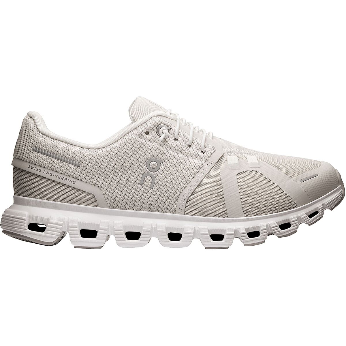 Image of On Cloud 6 Wide Shoe - Women's Pearl/White, 8.5