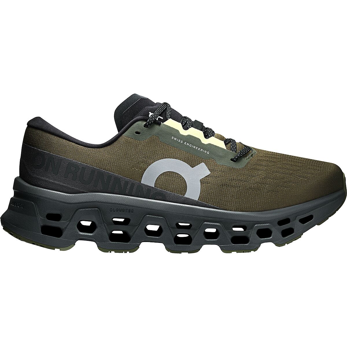 Image of On Cloudmonster 3 Running Shoe - Men's Olive/Eclipse, 10.0