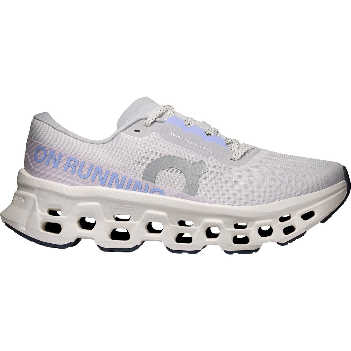 Image of On Cloudmonster 3 Running Shoe - Women's Frost/Ivory, 7.5