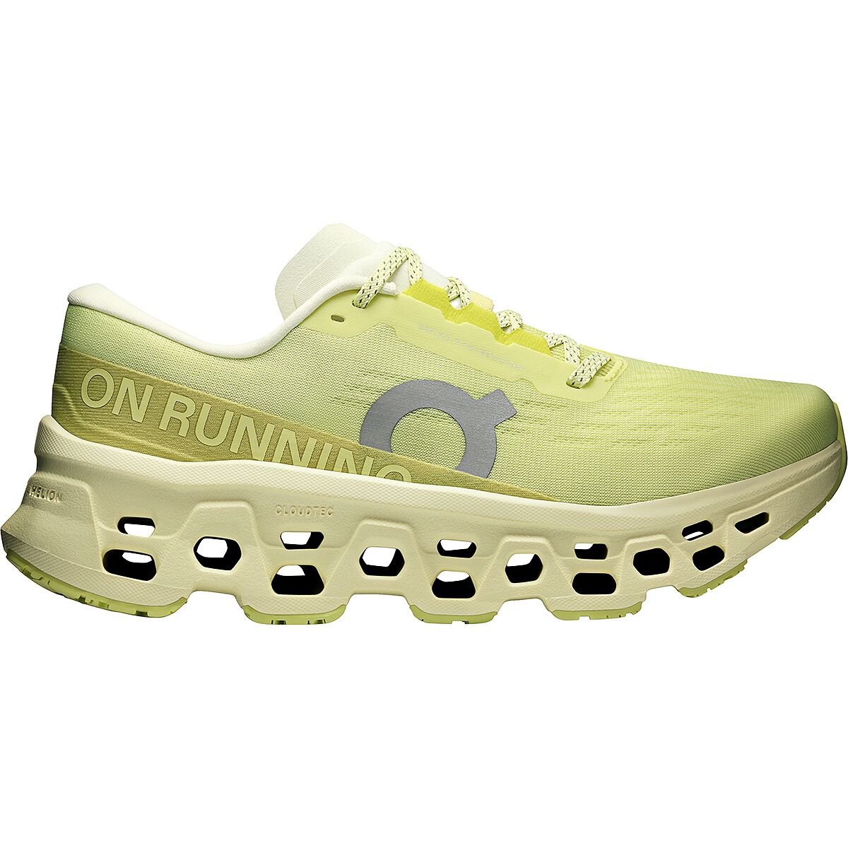 Image of On Cloudmonster 3 Running Shoe - Women's Limelight/Seedling, 7.5