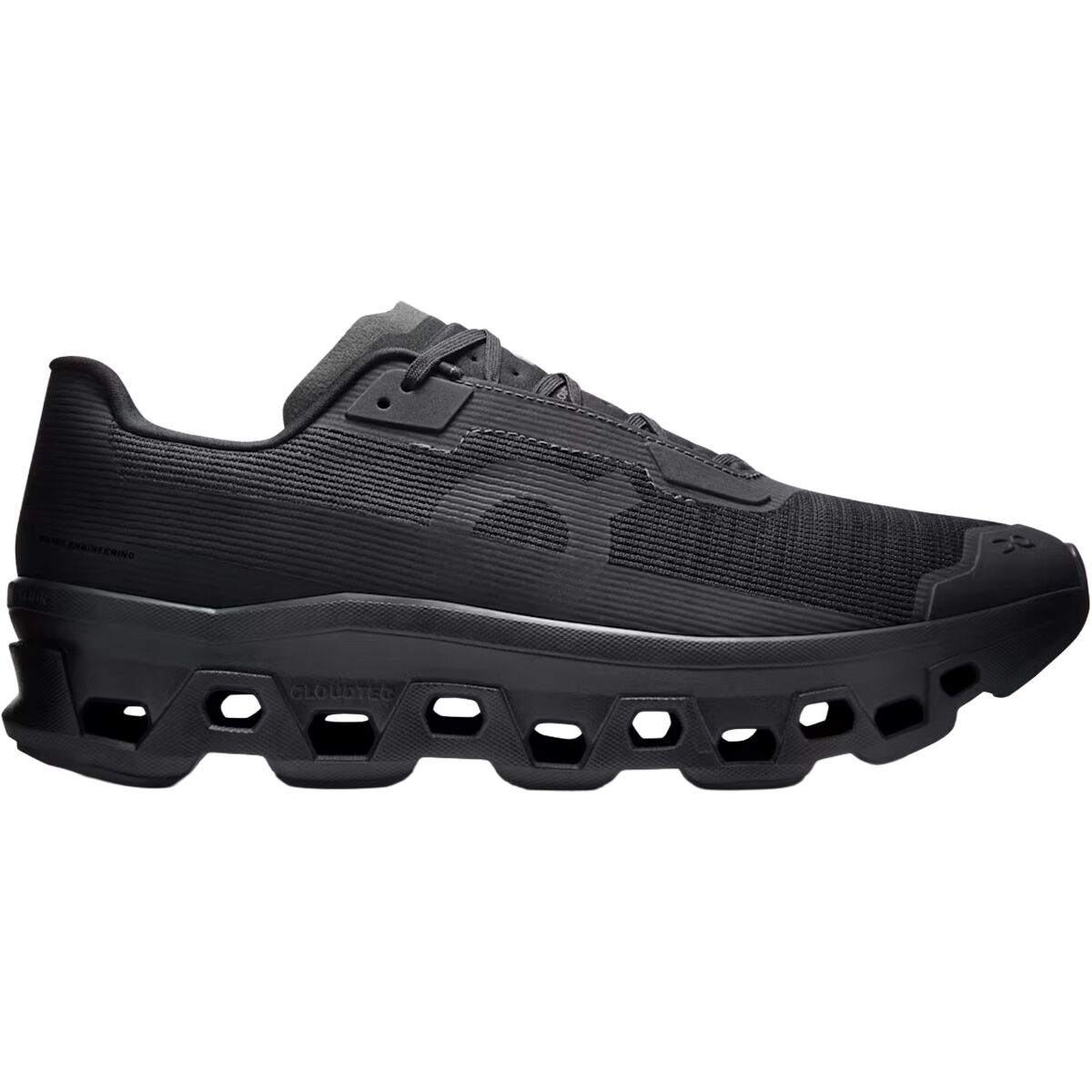 Image of On Cloudmonster 3 Wide Running Shoe - Men's Black/Black, 9.5