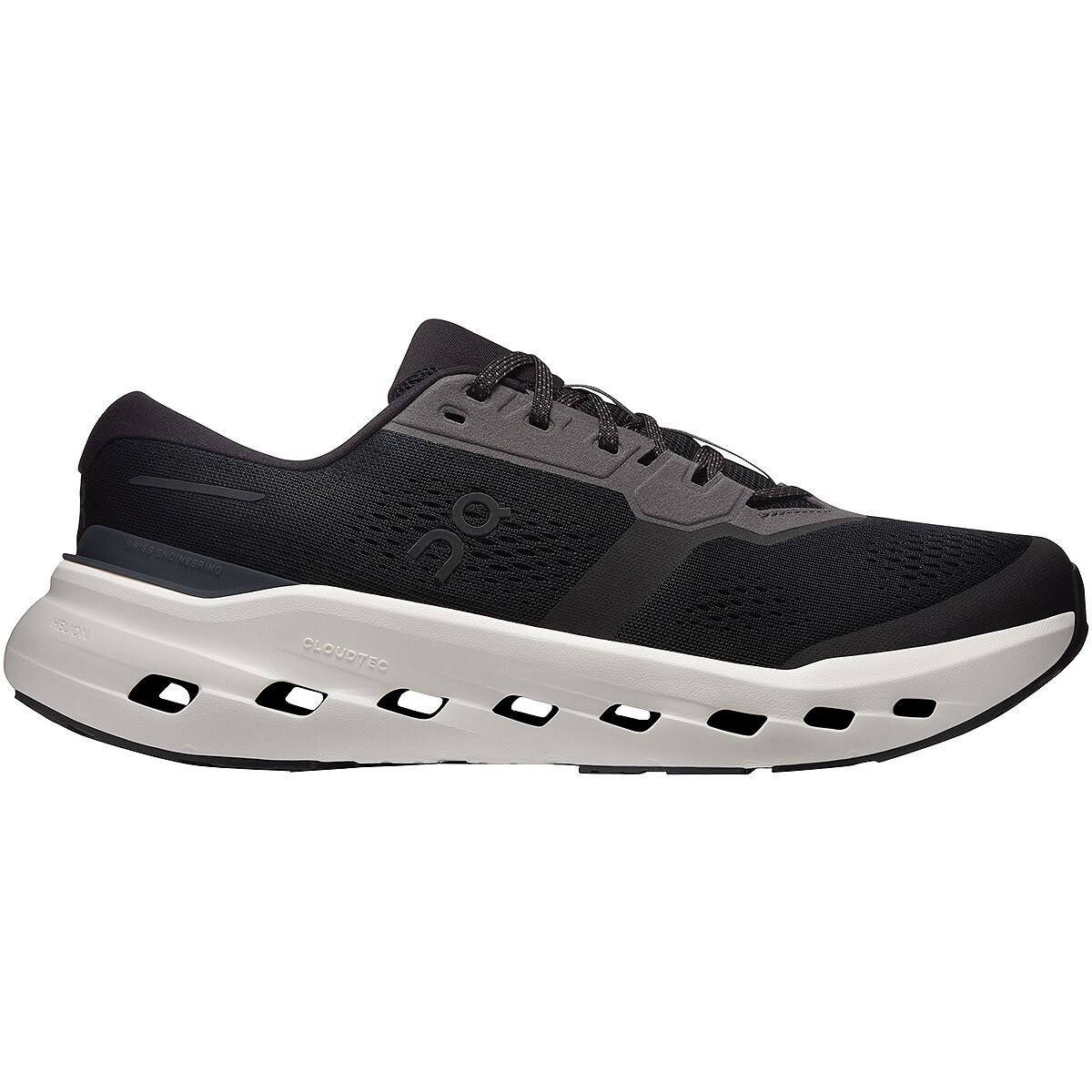Image of On Cloudrunner 3 Shoe - Men's Black/Ivory, 8.5