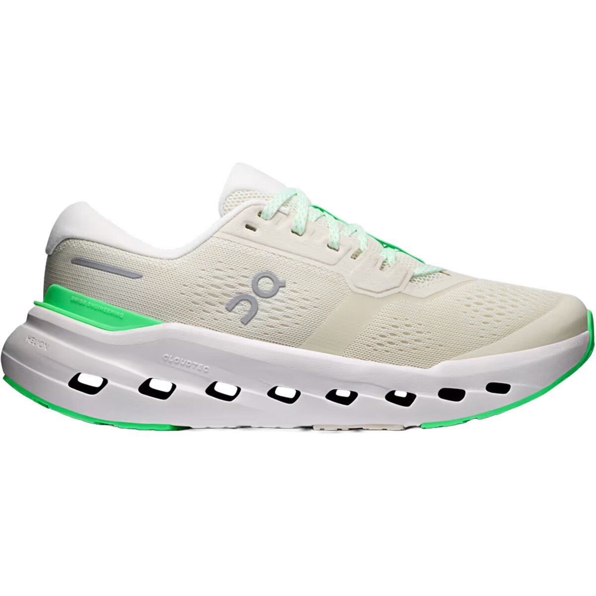 Image of On Cloudrunner 3 Shoe - Women's Ghost/Verdite, 9.0