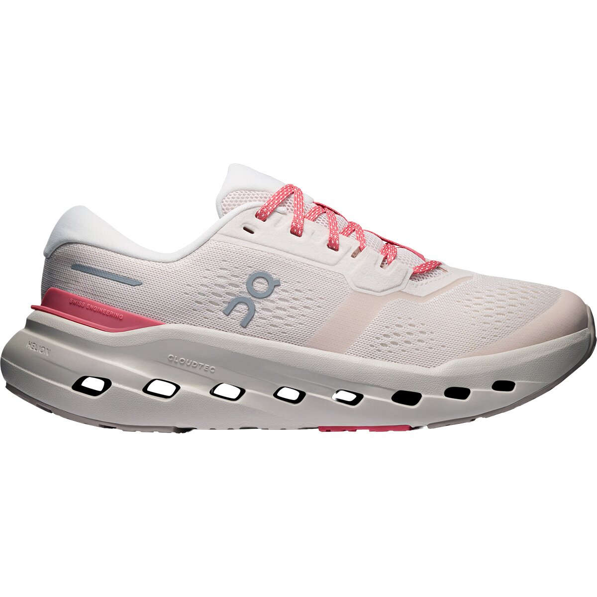 Image of On Cloudrunner 3 Shoe - Women's Oyster/Camellia, 9.5