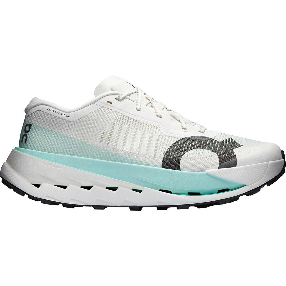 Image of On Cloudultra Pro Trail Running Shoe - Men's Ivory/Celeste, 9.5