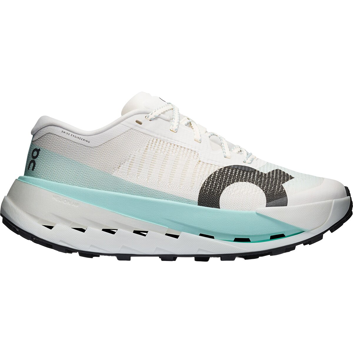 Image of On Cloudultra Pro Trail Running Shoe - Women's Ivory/Celeste, 9.5