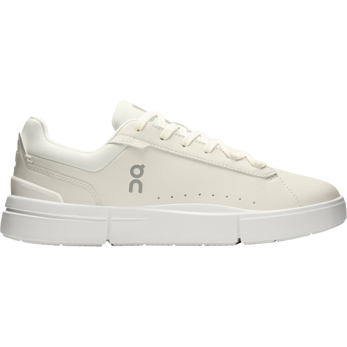 Image of On The Roger Advantage Shoe - Women's Ivory/Ivory, 6.0
