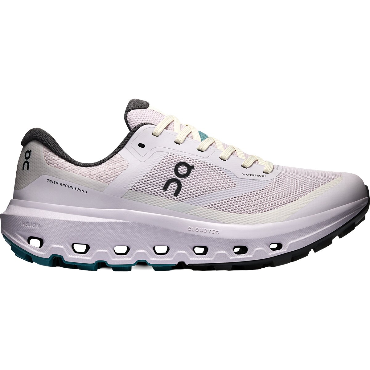 Image of On Cloudvista 3 WP Trail Running Shoe - Women's Ether/Grain, 10.0