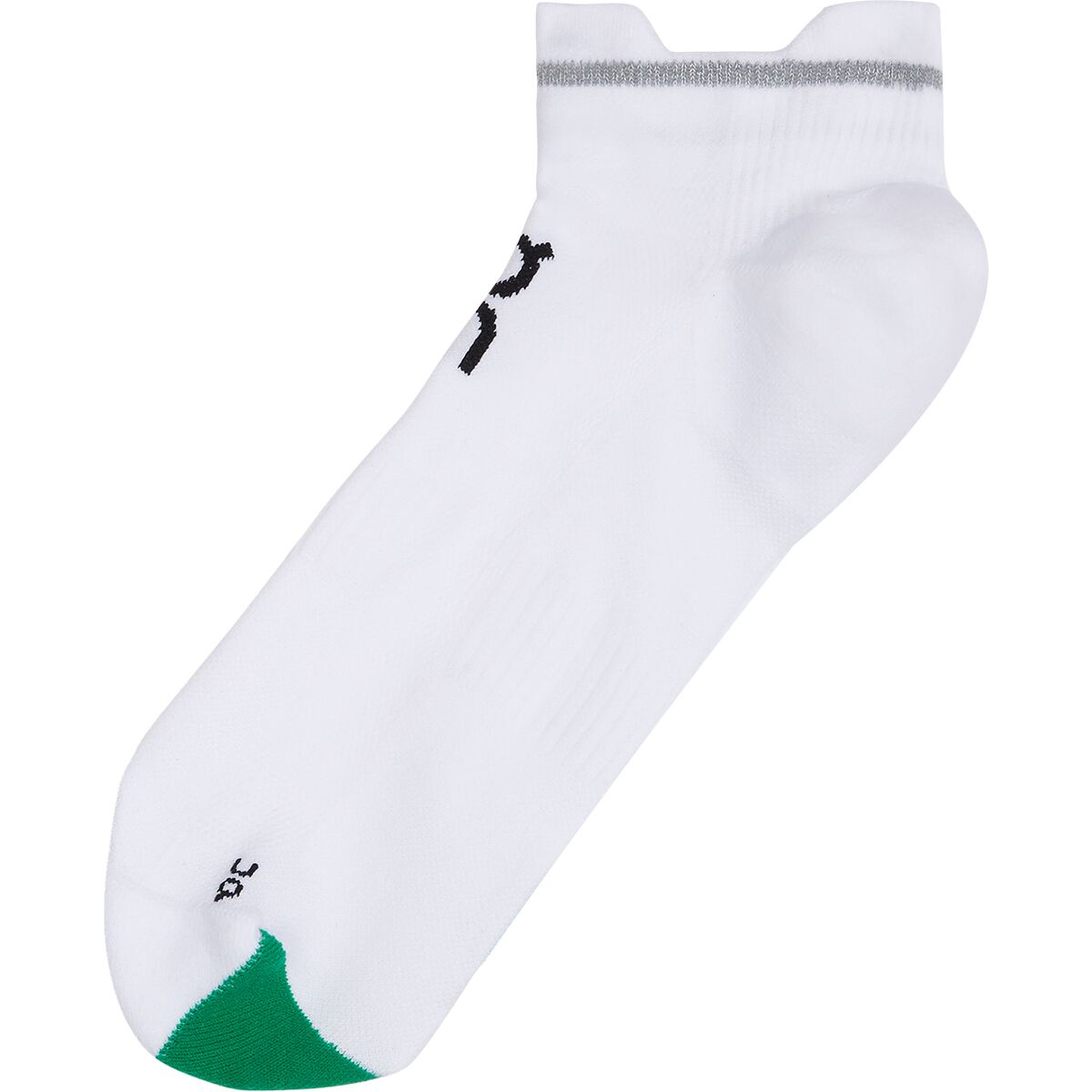 Image of On Elite Run Low Sock White/Ivory, XL