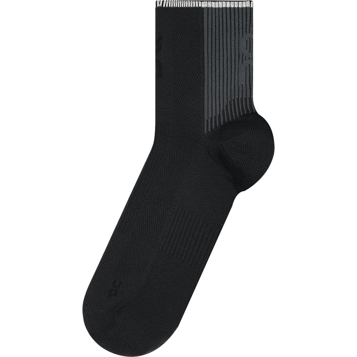 Image of On Performance Run Mid Sock Black/Eclipse, S