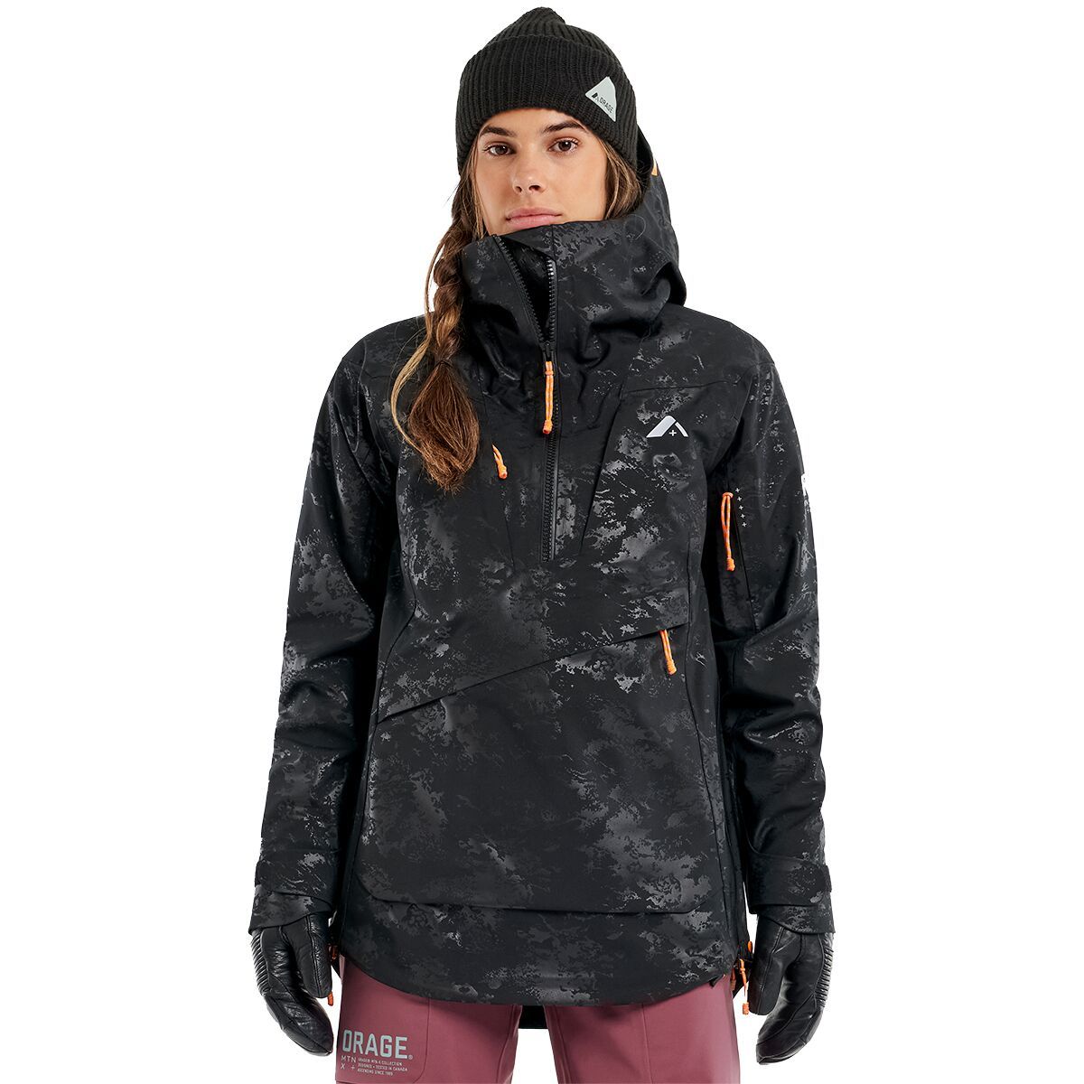 Orage Torngat Jacket - Women's Black Embossed, L