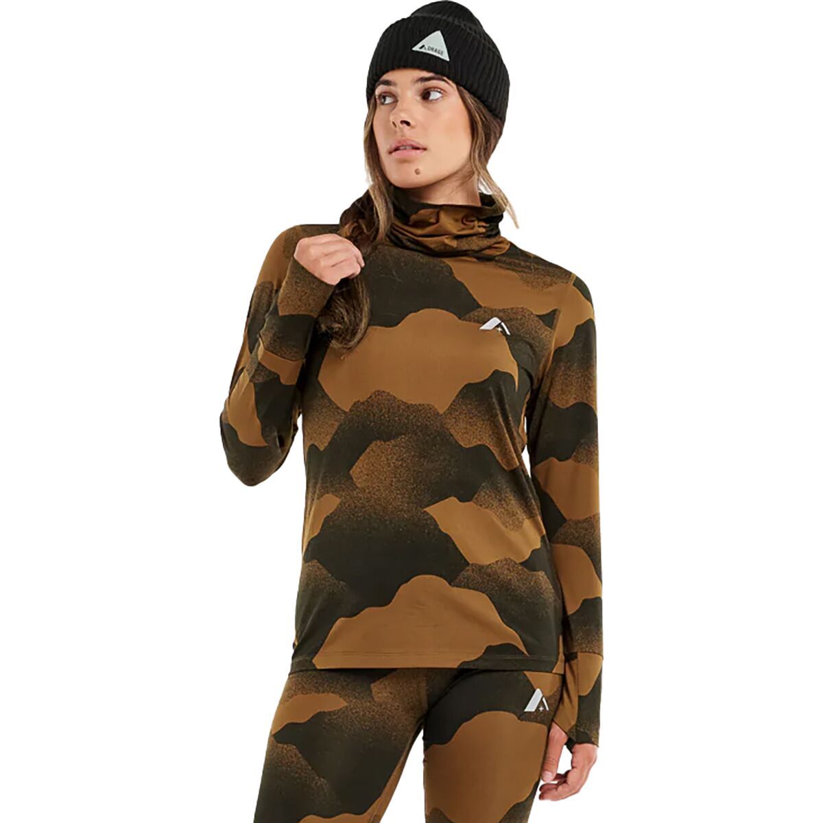 Orage Moss Baselayer Top - Women's Shadows/Amber, S