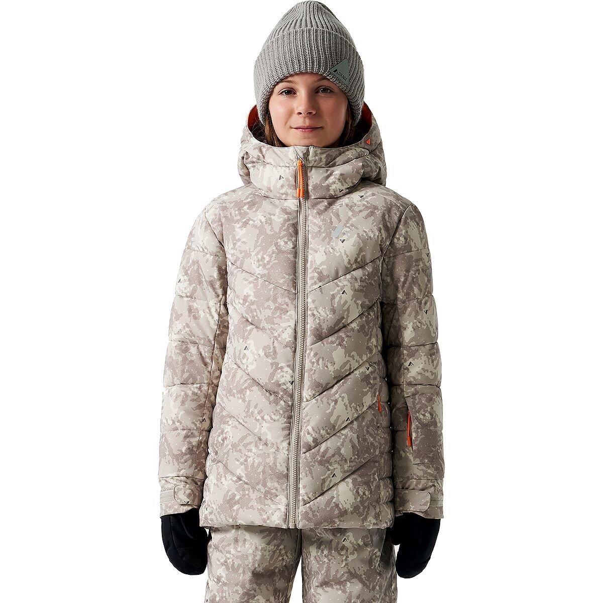 Orage Riya Jr Jacket - Girls' Print Snowflake, 12