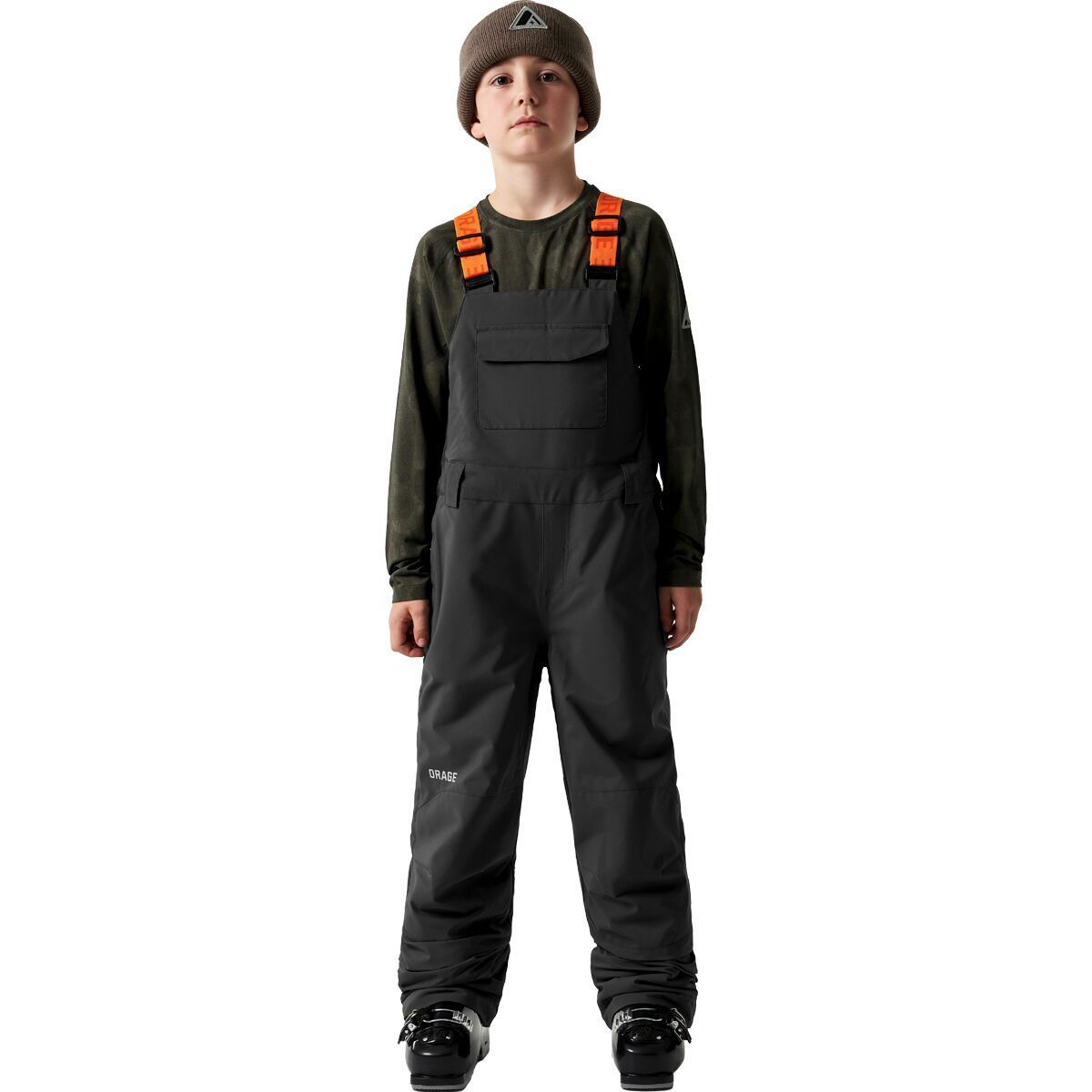 Orage Terrain 3 Ply Bib Pant - Boys' Black, 7