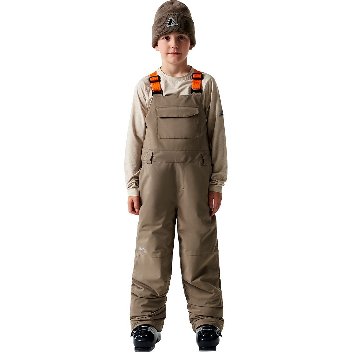 Orage Terrain 3 Ply Bib Pant - Boys' Clay, 7