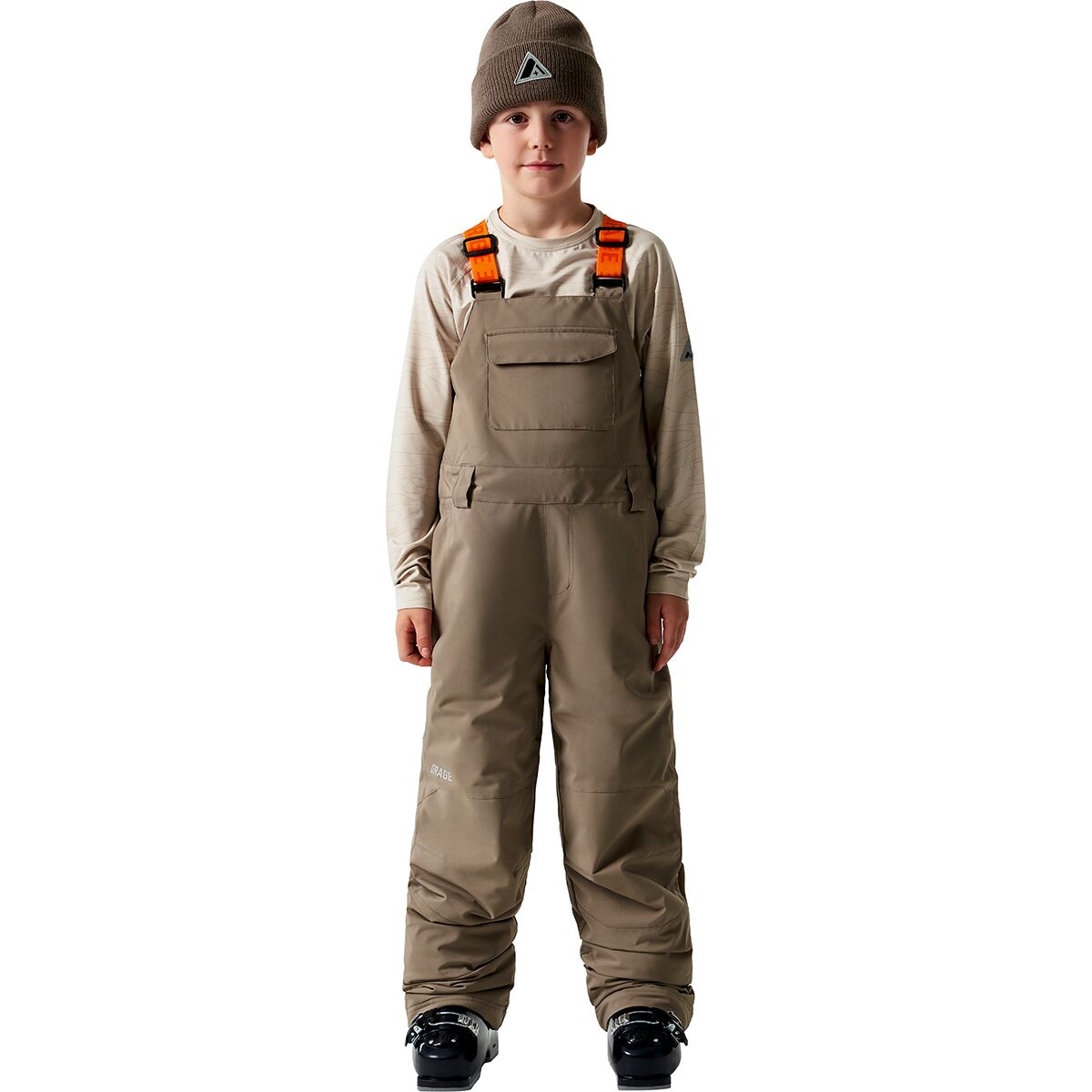 Orage Orage Terrain 3 Ply Bib Pant - Boys' Clay, 7