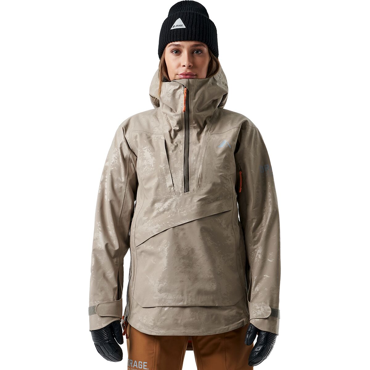 Image of Orage Torngat 3L Jacket - Women's Clay Embossed, L