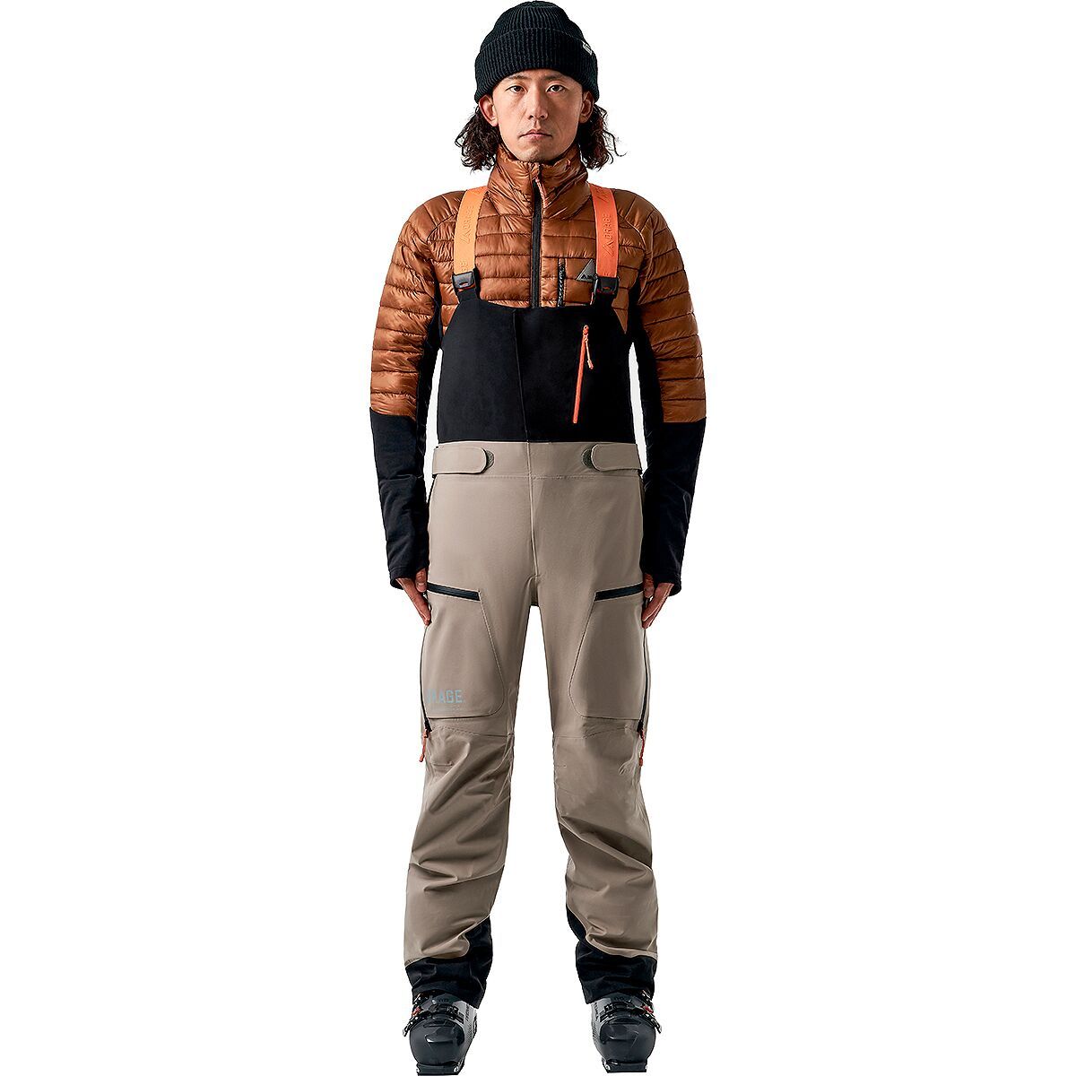 Orage Gibson 3L Bib - Men's Clay, XXL