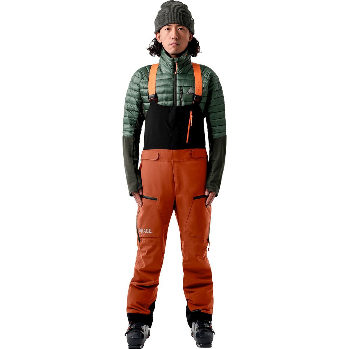 Image of Orage Gibson 3L Bib - Men's Terracotta, L
