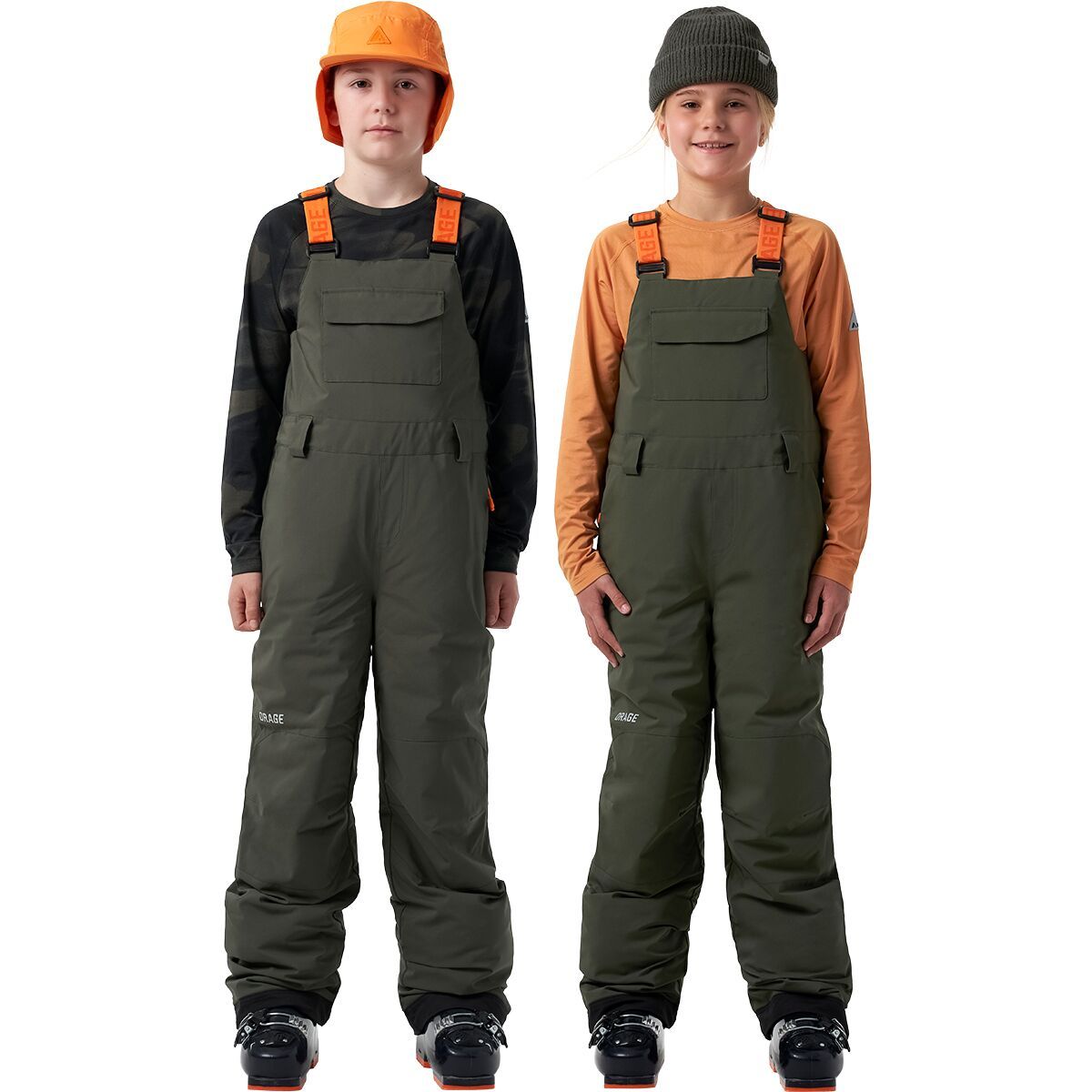 Image of Orage Junior Terrain Insulated Bib Pant - Kids' Boreal, 16