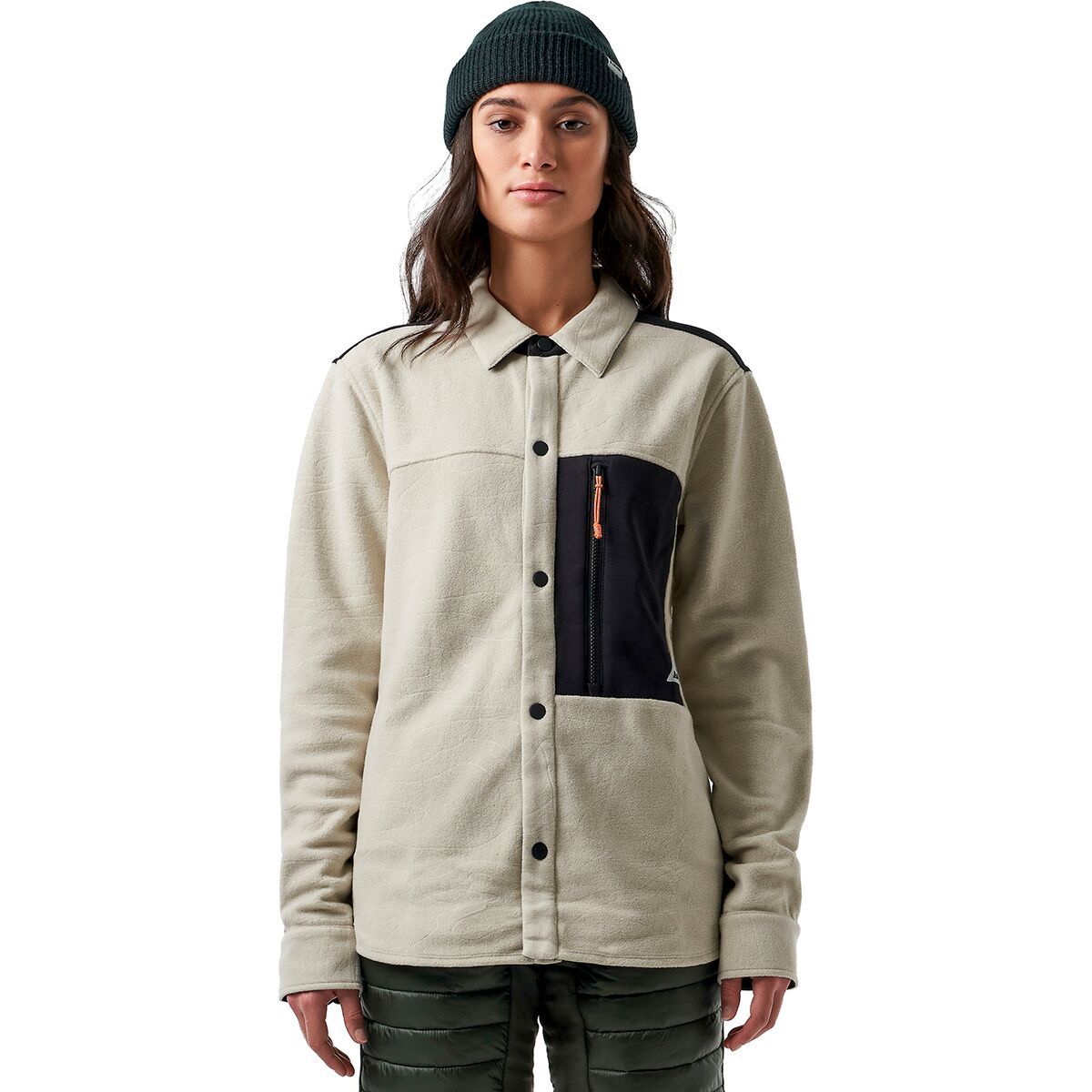 Orage Hunter Fleece Shirt Black, S