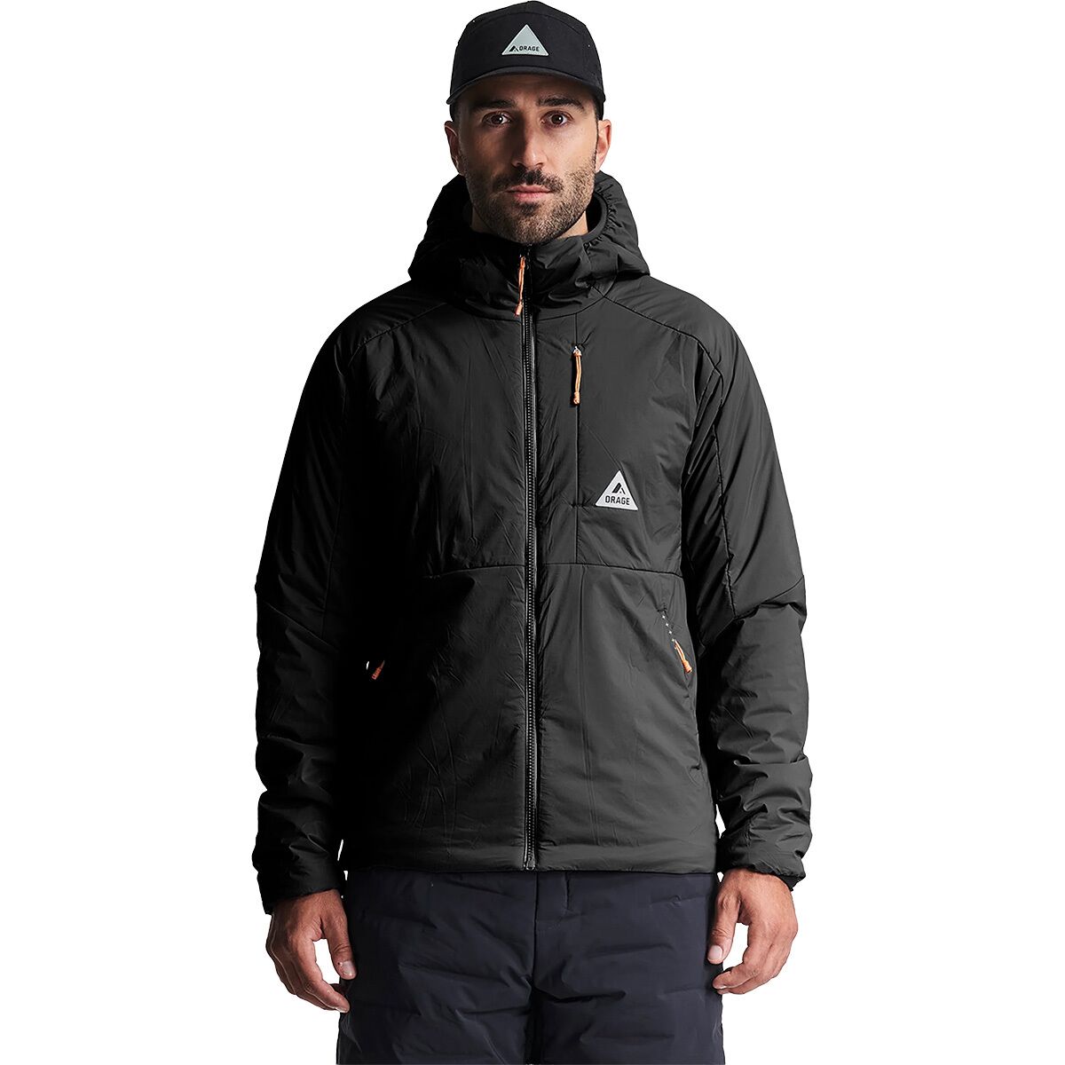 Image of Orage Spine Hooded Jacket - Men's Black, S