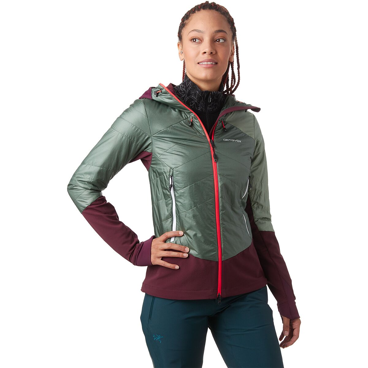 Ortovox Swisswool Piz Palu Jacket - Women's Green Forest, Xs