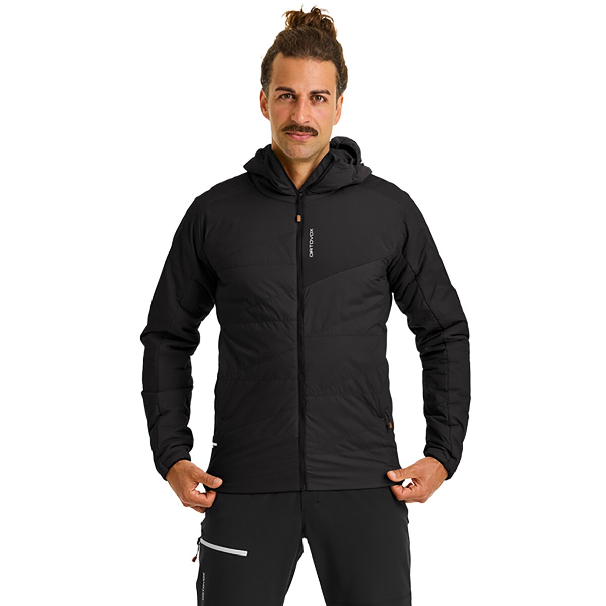 Image of Ortovox Swisswool Piz Duan Jacket - Men's Black Raven, S