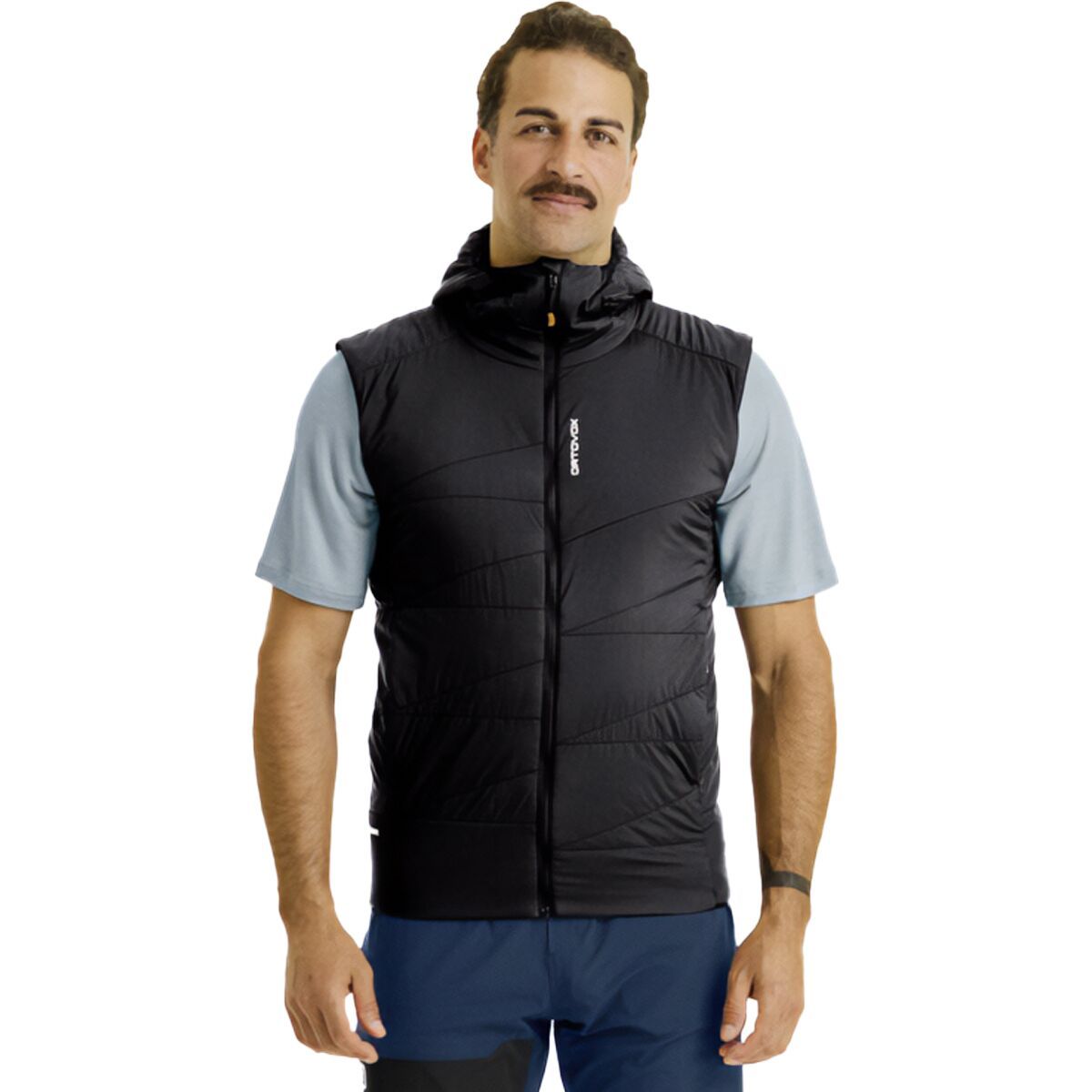 Image of Ortovox Swisswool Piz Duan Vest - Men's Black Raven, M