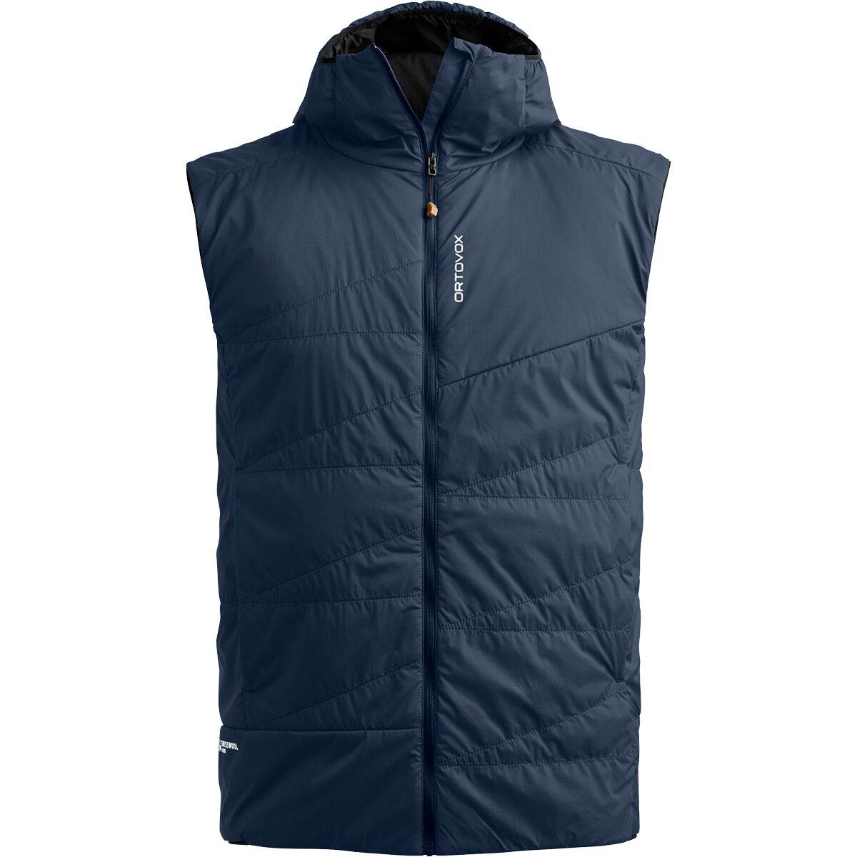 Image of Ortovox Swisswool Piz Duan Vest - Men's Blue Nunatak, XL