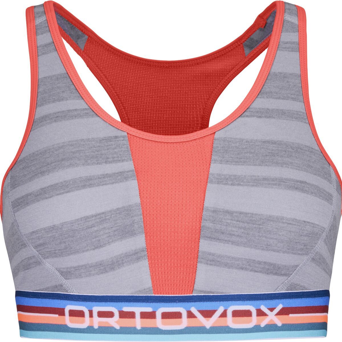 Ortovox 185 Rock'N'Wool Sport Top - Women's Grey Blend, S