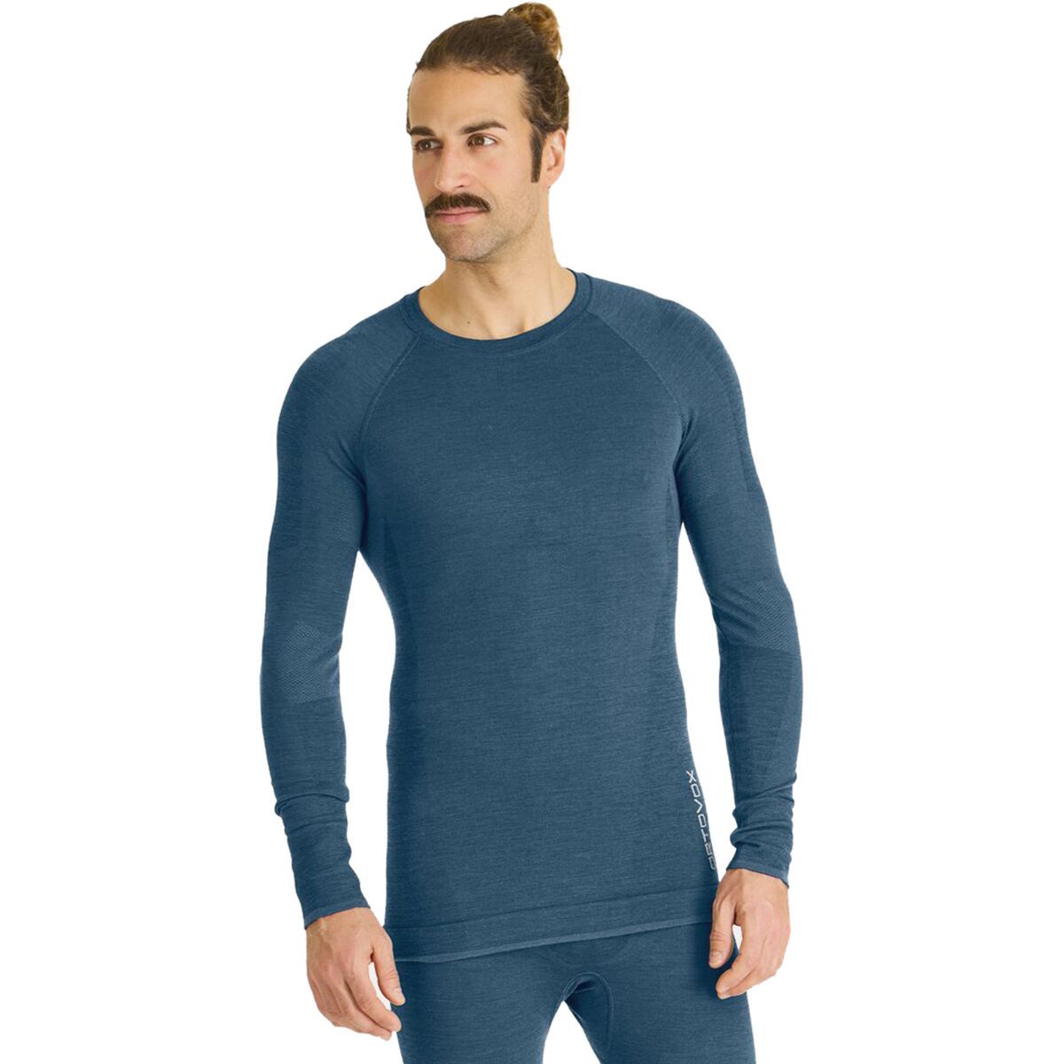 Image of Ortovox 230 Competition Long-Sleeve Top - Men's Petrol Blue, XL