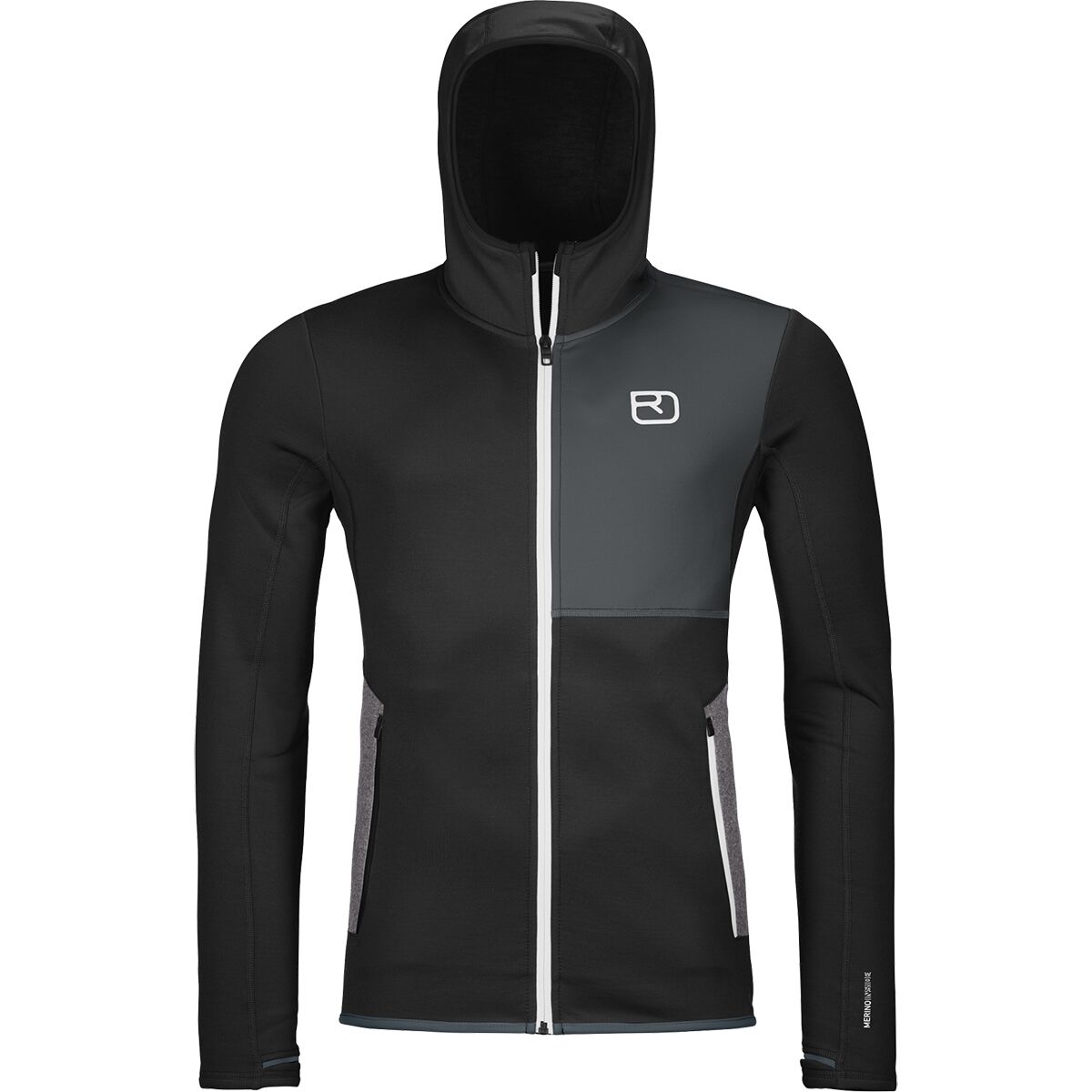 Ortovox Ortovox Fleece Hoodie - Men's Black Raven2, L