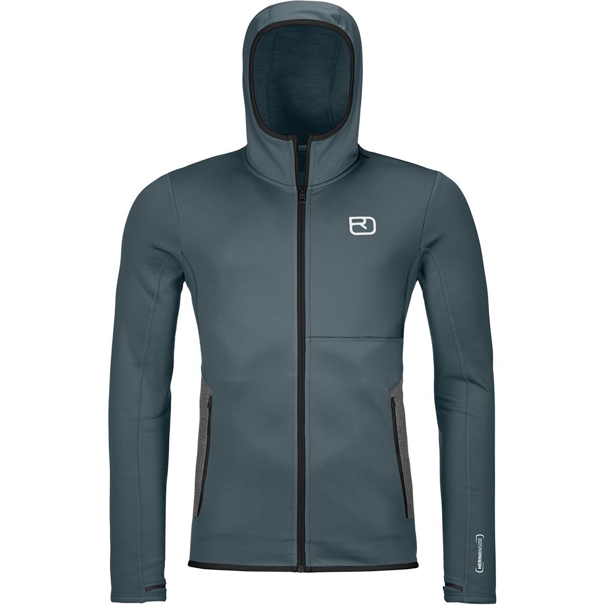 Image of Ortovox Fleece Hoodie - Men's Dark Arctic Grey, XL