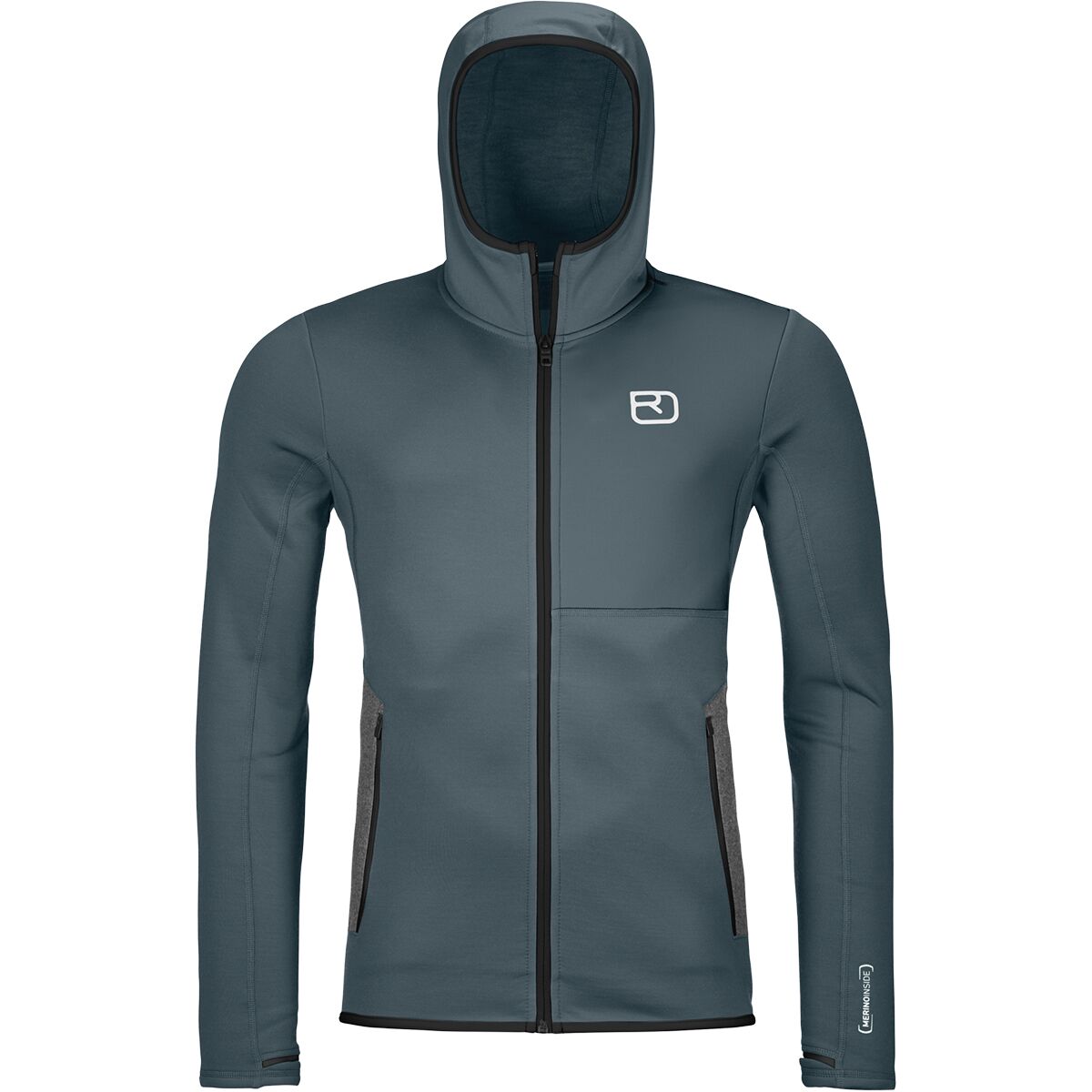 Image of Ortovox Fleece Hoodie - Men's Dark Arctic Grey, M