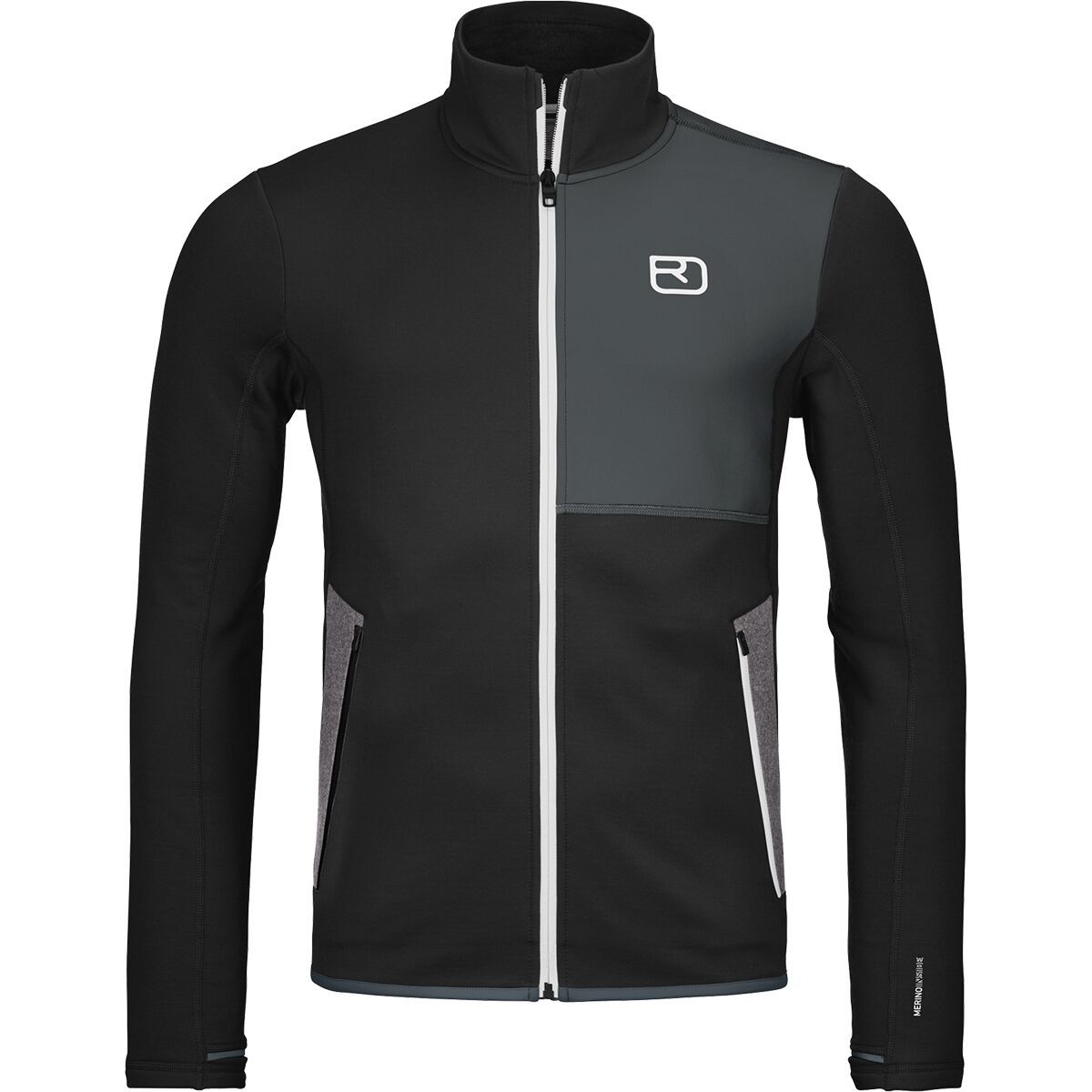 Image of Ortovox Fleece Jacket - Men's Black Raven2, L