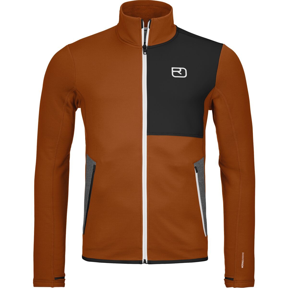 Image of Ortovox Fleece Jacket - Men's Bristle Brown, L