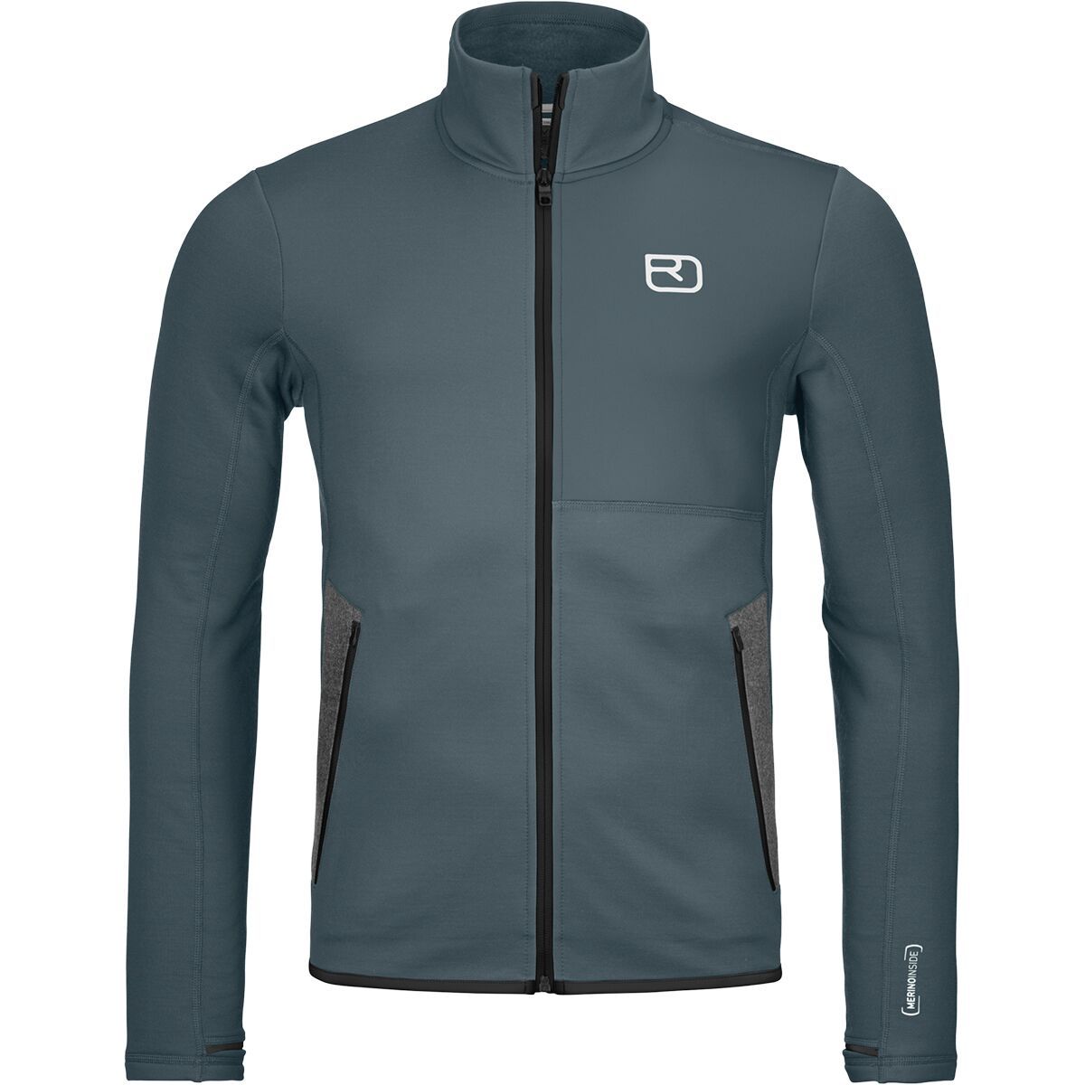 Image of Ortovox Fleece Jacket - Men's Dark Arctic Grey, L